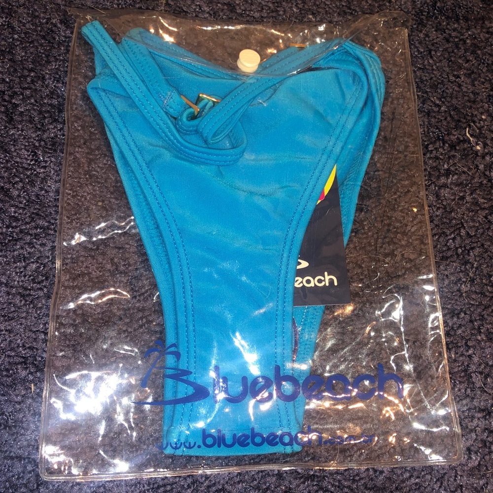 Bluebeach Turquoise  Brazilian bikini bottom size L